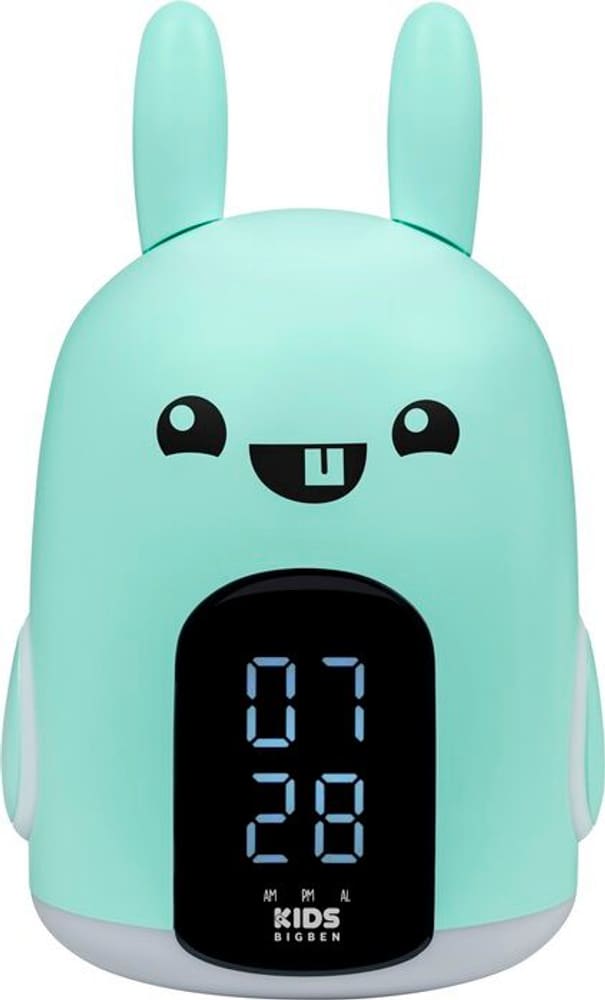 Alarm Clock + Night Light - Rabbit Sveglia per bambini Bigben 785300168351 N. figura 1