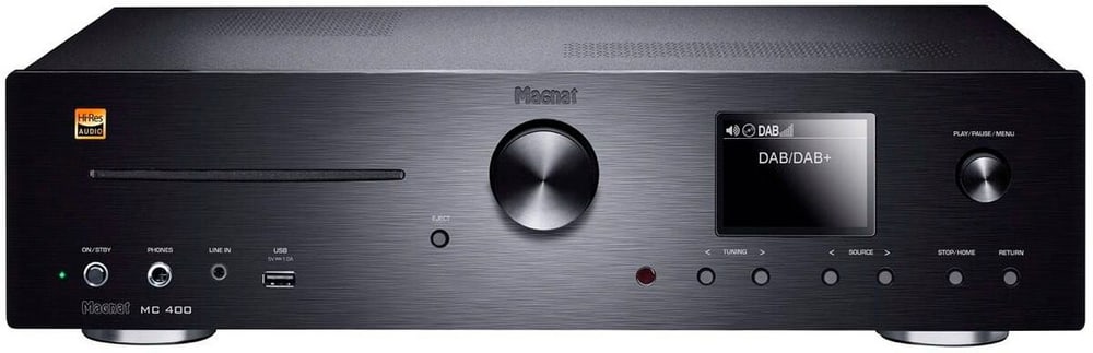 MC 400 Schwarz Stereoverstärker Magnat 785302429033 Bild Nr. 1