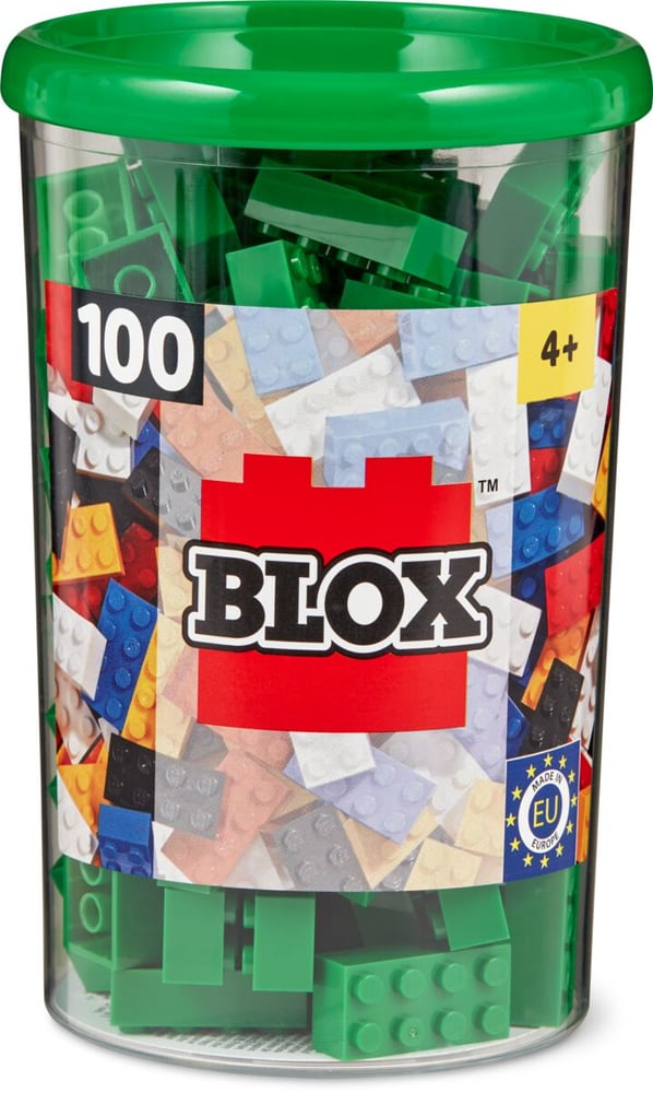 BLOX DOSE 100 GRÜNE 8ER STEINE Sets de jeu Blox 743423900000 Photo no. 1