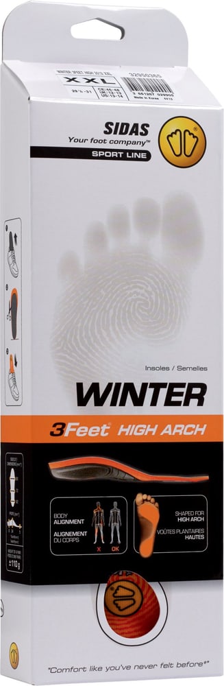 Winter 3 Feet High Suole Sidas 461684800430 Taglie M Colore rosso N. figura 1