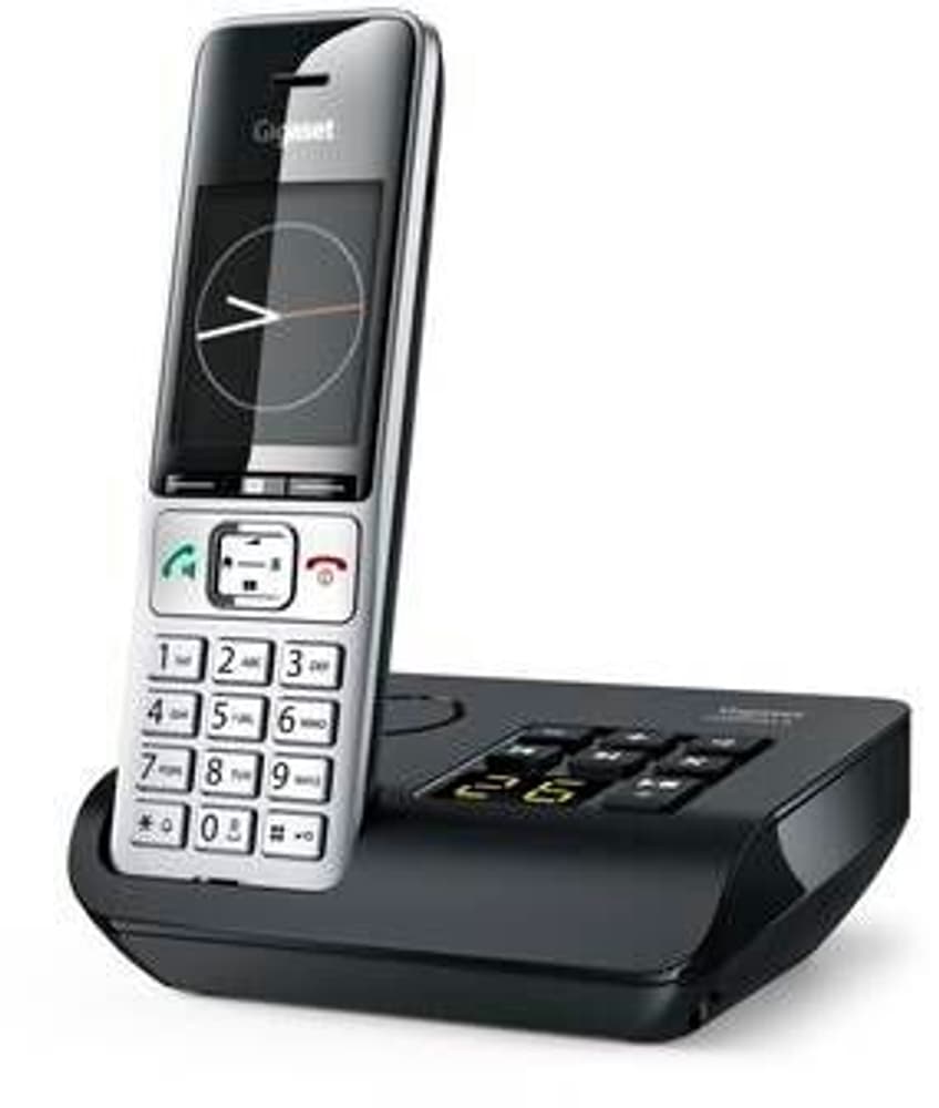 Telefono Cordless Comfort 500A Nero/Argento Telefono fisso Gigaset 785302421895 N. figura 1