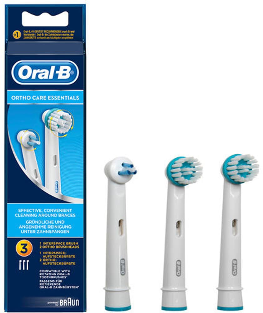 Ortho Care Essentials Kit 3er Zahnbürstenkopf Oral-B 717976000000 Bild Nr. 1