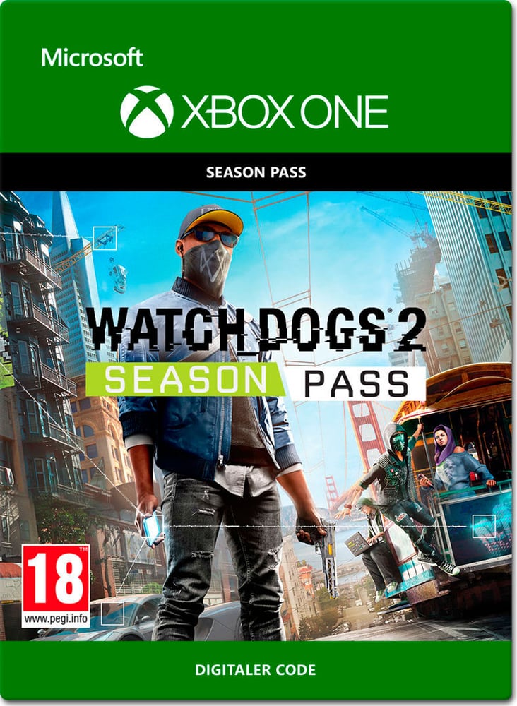 Xbox One - Watch Dogs 2 Season Pass Game (Download) 785300137278 N. figura 1