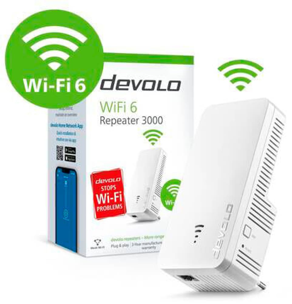WiFi 6 Repeater 3000 Répéteur wi-fi devolo 785300181695 Photo no. 1
