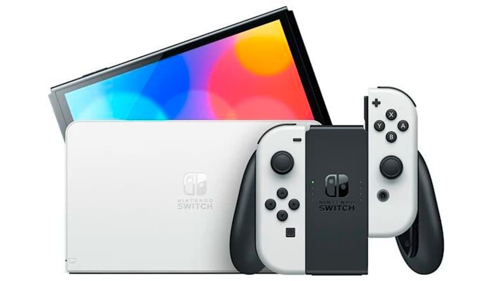 Switch OLED - Weiss Spielkonsole Nintendo 785447600000 Bild Nr. 1