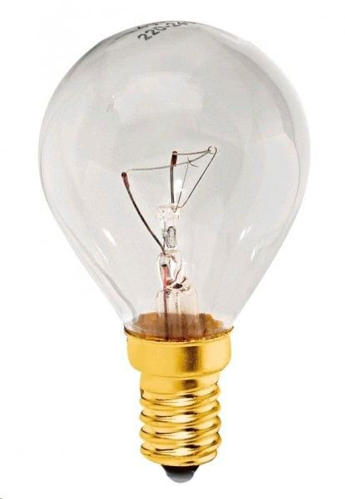 Lampe de four, 40 W, résistante à la chaleur jusqu'à 300°, E14, en forme de goutte, transparente Lampe de four Xavax 785302422401 Photo no. 1