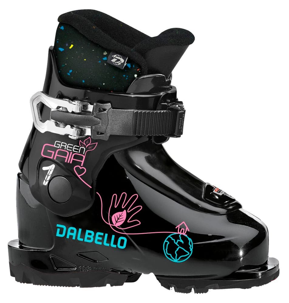 GREEN GAIA 1.0 GW JR Chaussures de ski Dalbello 468922915520 Taille 15.5 Couleur noir Photo no. 1