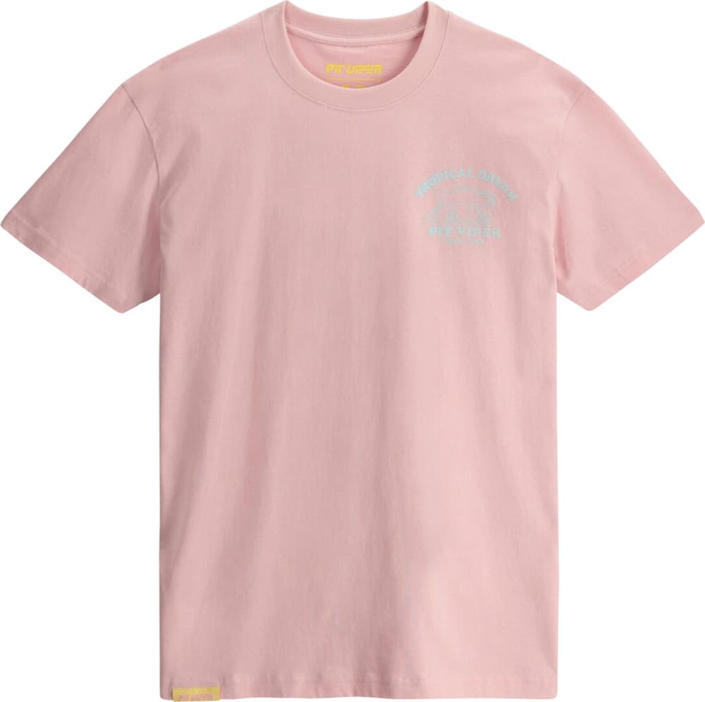 Tropical Dreams Tee T-shirt Pit Viper 470546600638 Taglie XL Colore rosa N. figura 1
