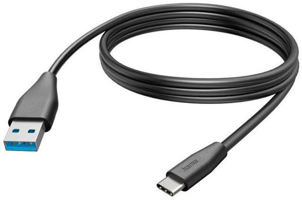 USB-C - USB-A, 3 m, Schwarz Ladekabel Hama 785300173297 Bild Nr. 1