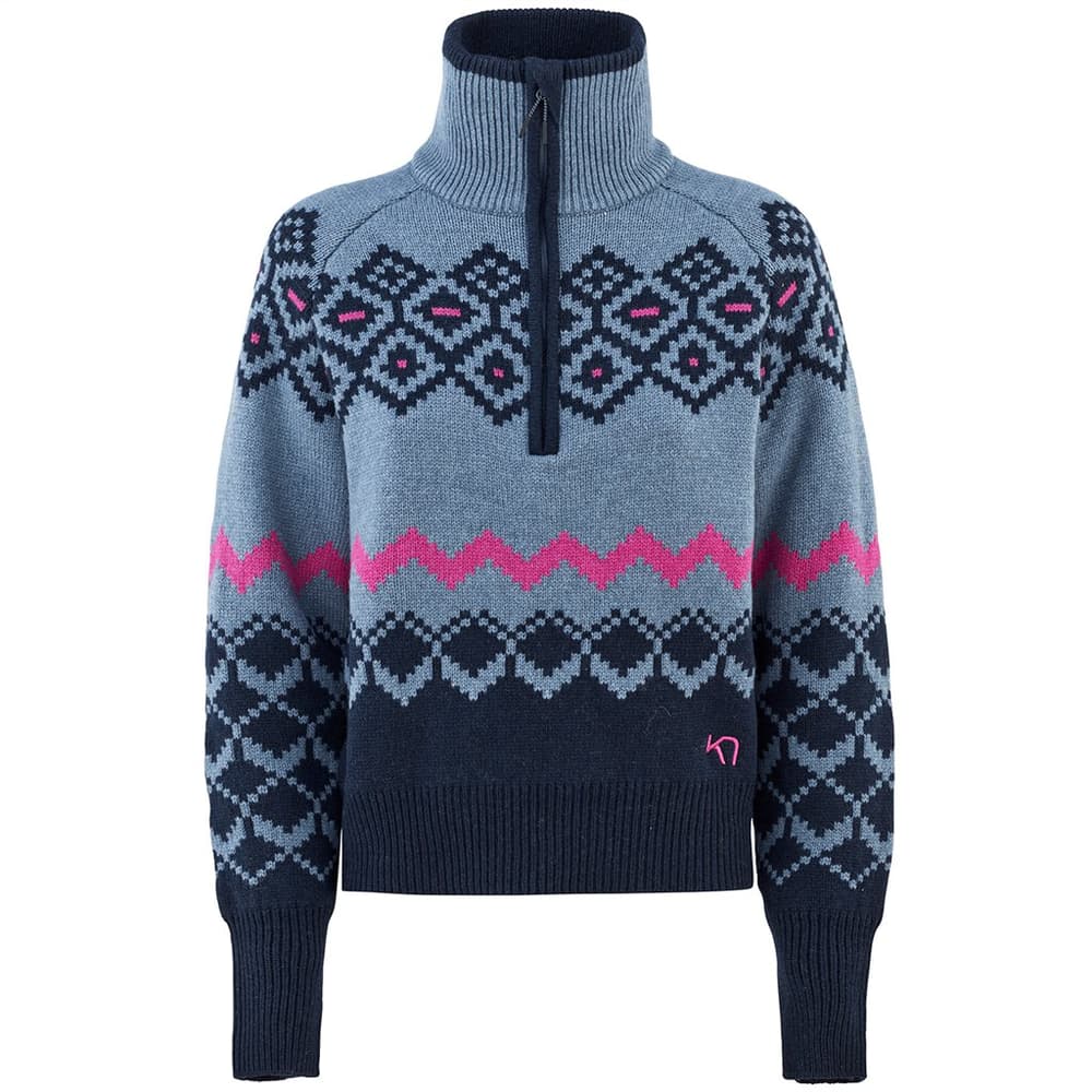 Agnes Knit Pull-overs Kari Traa 469624900647 Taille XL Couleur denim Photo no. 1
