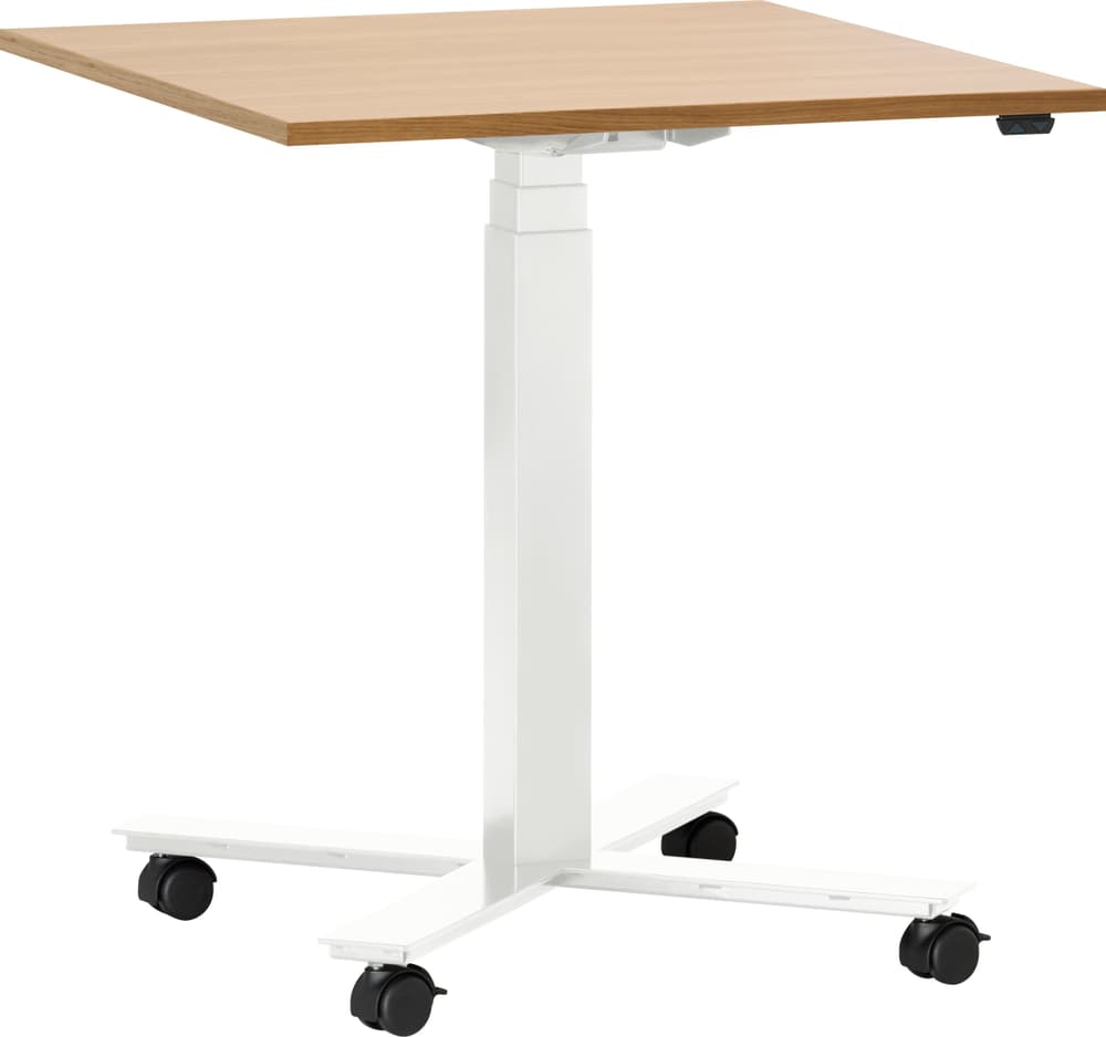 FLEXCUBE Table de conférence réglable en hauteur 401934100000 Dimensions L: 70.0 cm x P: 70.0 cm x H: 66.5 cm Couleur Chêne Photo no. 1