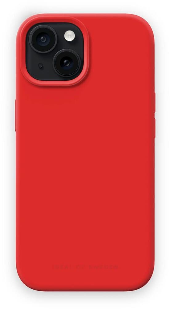 Silicone iPhone 15 Red Smartphone Hülle iDeal of Sweden 785302436058 Bild Nr. 1