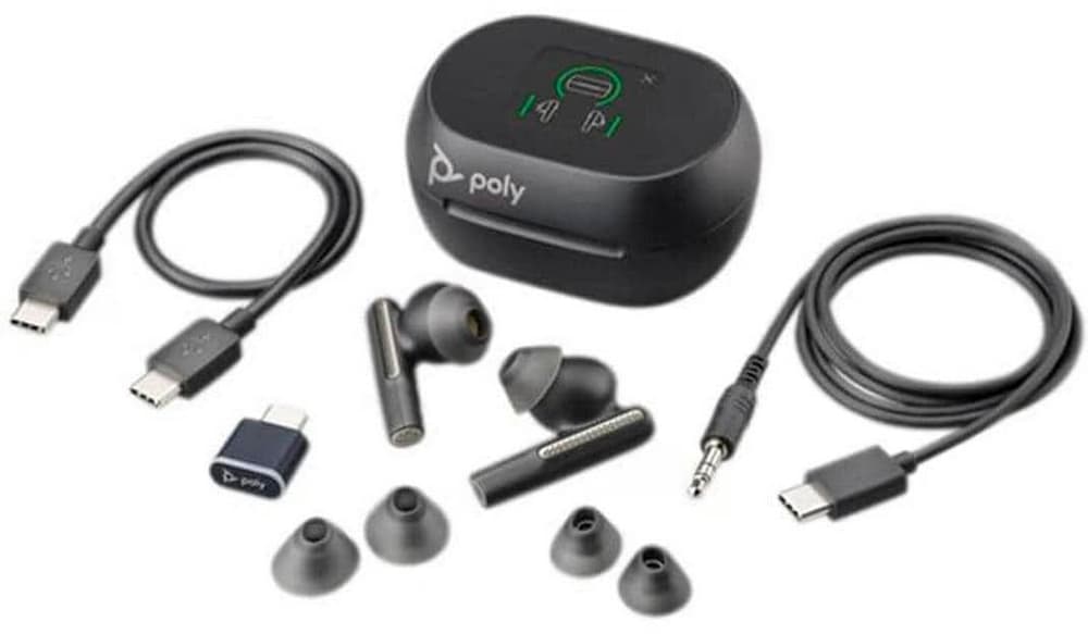 Voyager Free 60+ MS USB-C, Nero Headset office HP 785302434516 N. figura 1