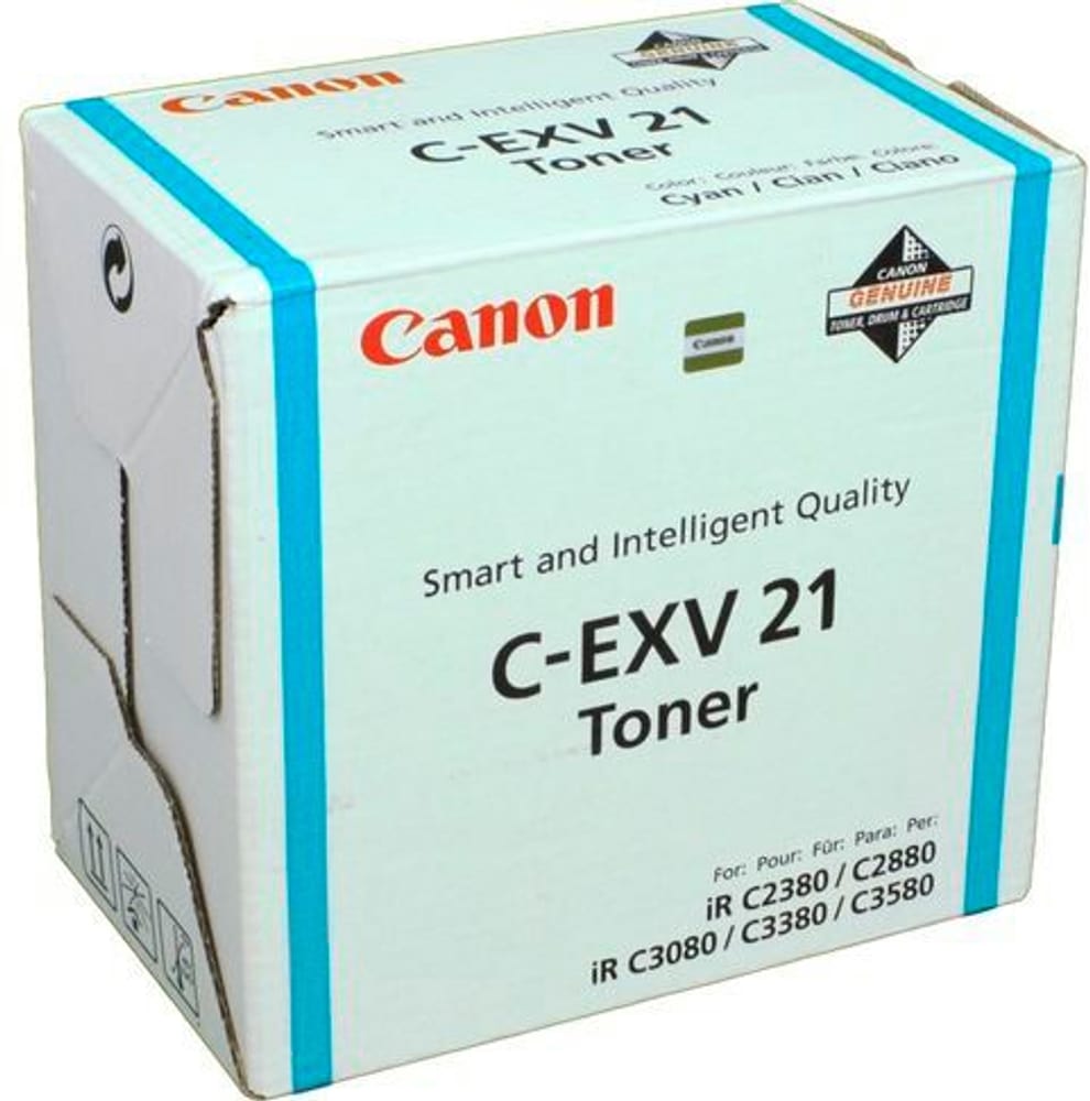 C-EXV 21 cyan Toner Canon 785302432629 N. figura 1