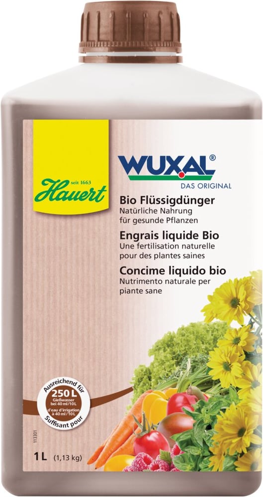 Wuxal concime liquido bio, 1 L Fertilizzante liquido Hauert 658241100000 N. figura 1