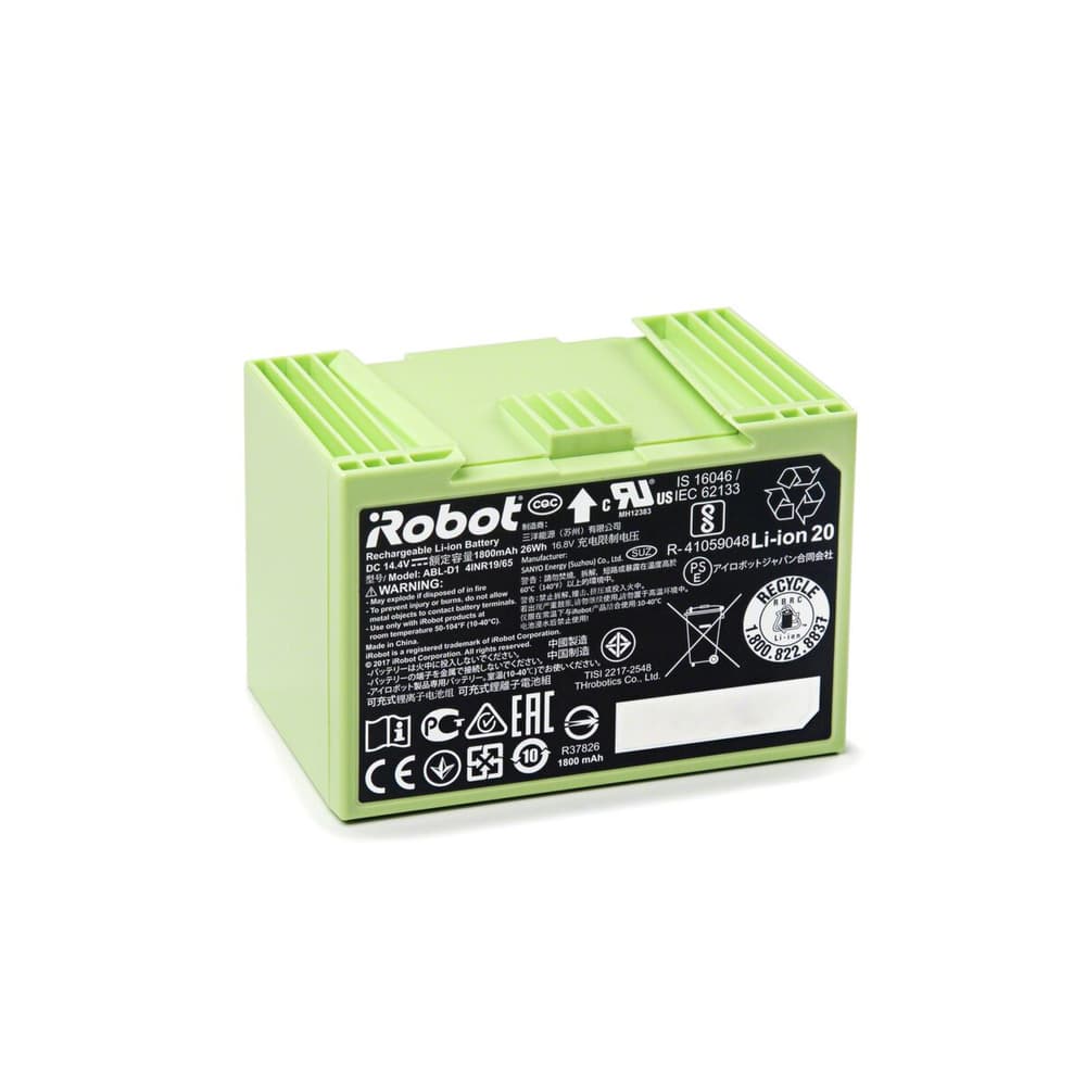 Batterie de remplacement pour Roomba 1850mAh Batterie de rechange pour aspirateur robot iRobot 785300159152 Photo no. 1