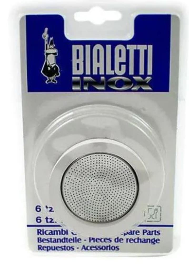 Set guarnizione+filtro caffettiera 6tze Bialetti 9000016921 No. figura 1