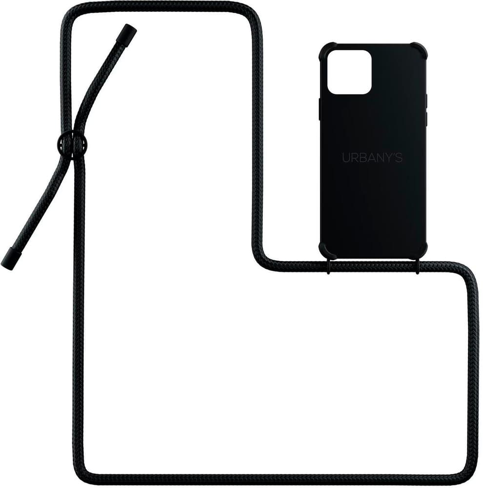 Necklace Case iPhone 14 All Black Cover smartphone Urbany's 785302403451 N. figura 1