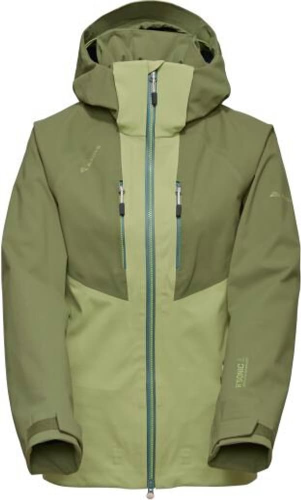 R1 Tech Jacket Giacca da ski RADYS 468786600368 Taglie S Colore verde muschio N. figura 1