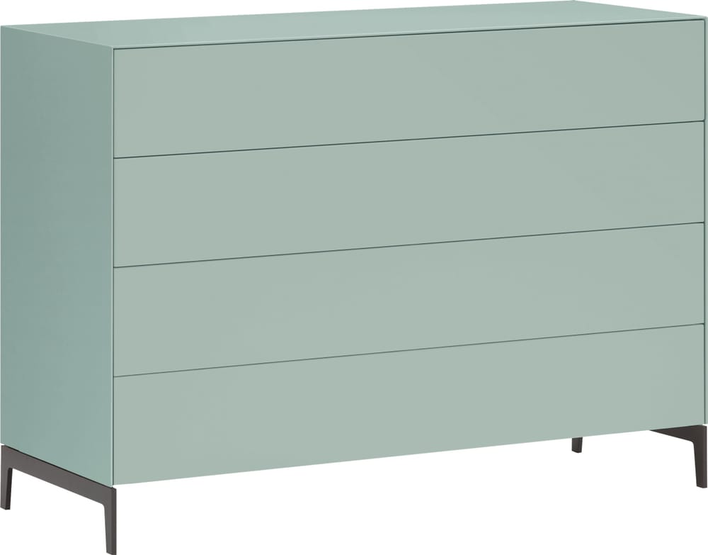 LUX Commode 400844300000 Dimensions L: 120.0 cm x P: 46.0 cm x H: 86.5 cm Couleur Bleu clair Photo no. 1