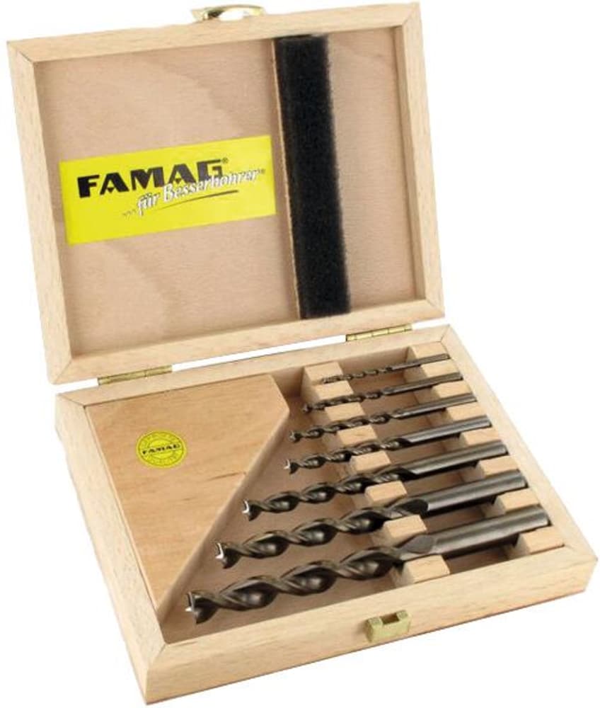 Kit di punte elicoidali per legno FAMAG Set di punte elicoidali in legno FAMAG 616299800000 N. figura 1