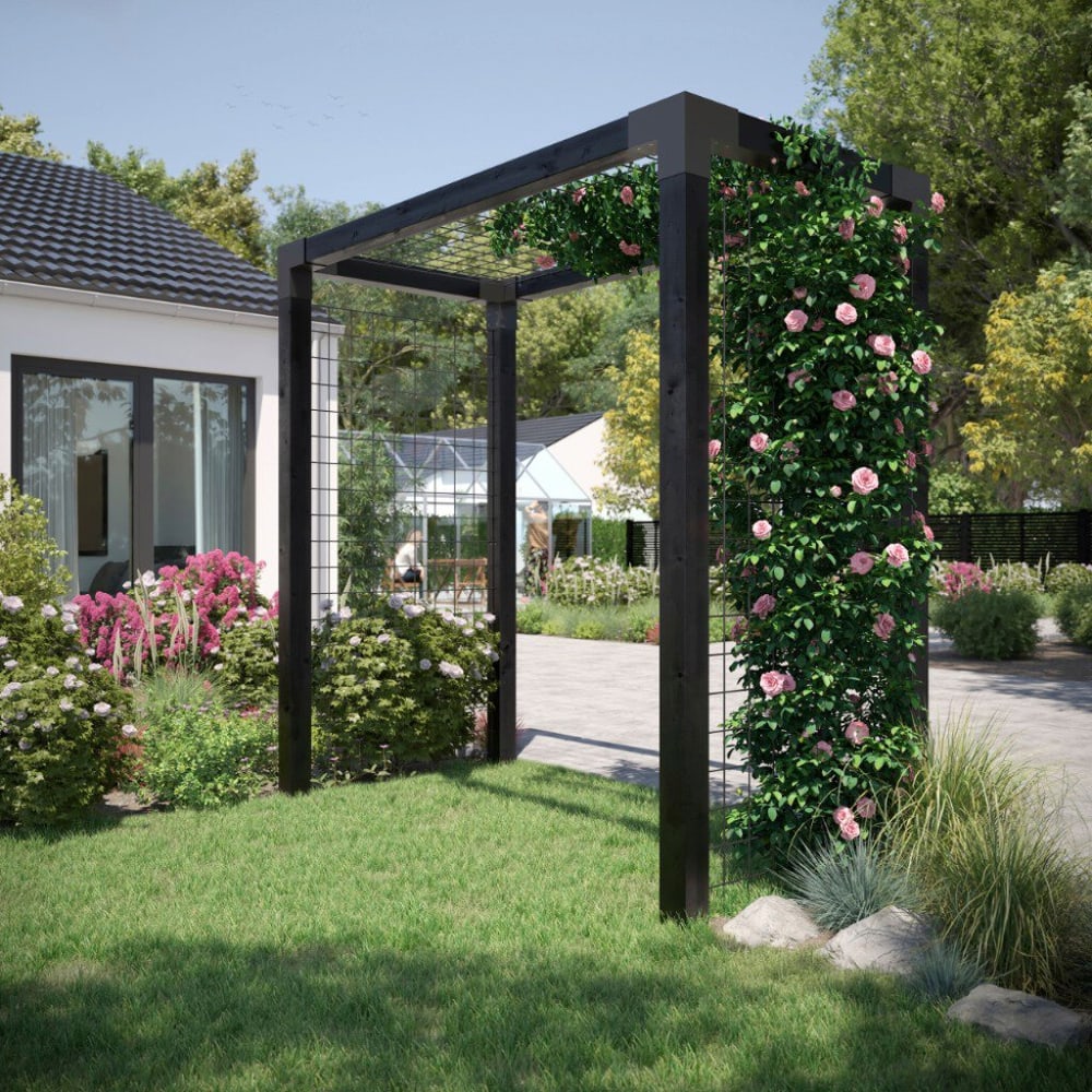 Pergola de roses L : 109 cm - L : 198 cm - H : 208 cm Pergola de roses PLUS 669700109384 Photo no. 1