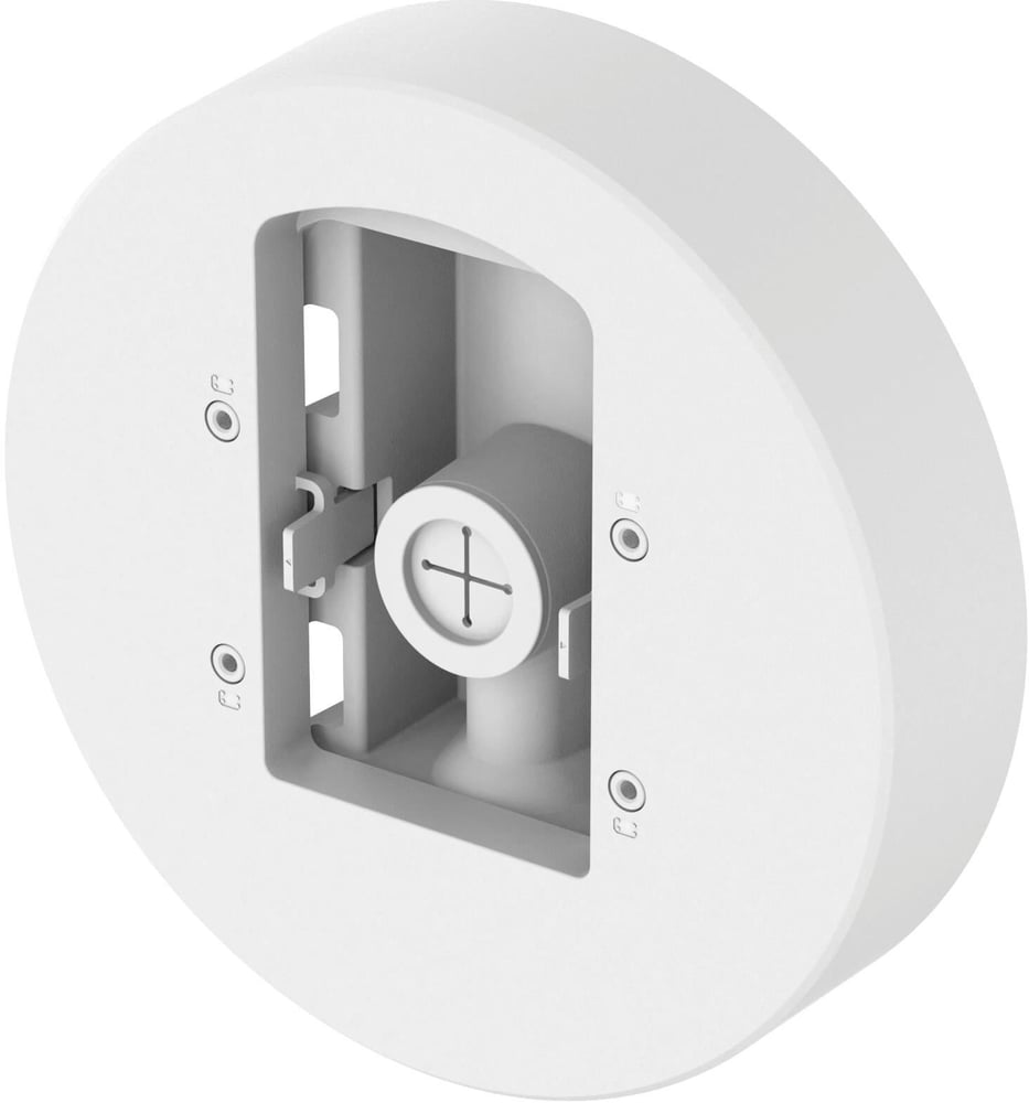 Montaggio su palo SBD-180PMW Bianco 1 pezzo Supporto parete Hanwha Vision 785302442499 N. figura 1