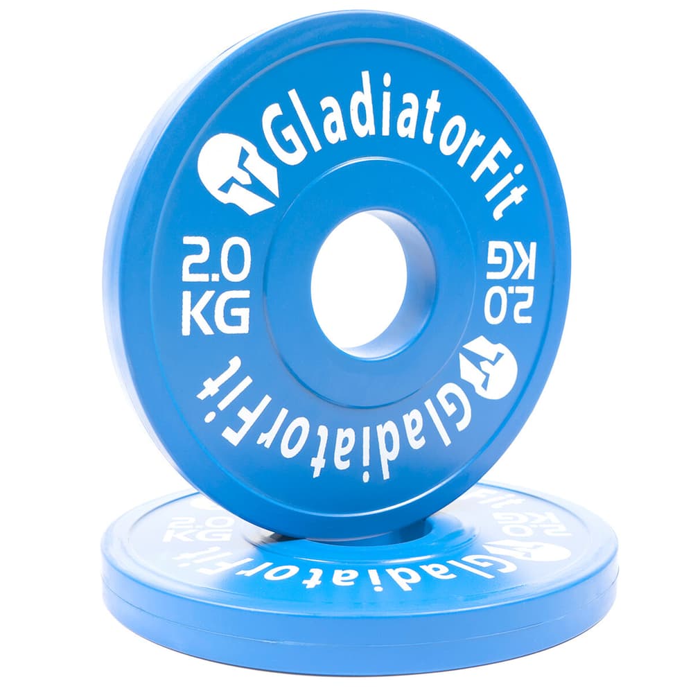 Disco frazionario supplementare in gomma Ø 51mm | 2 KG Dischi per manubri GladiatorFit 469594400000 N. figura 1