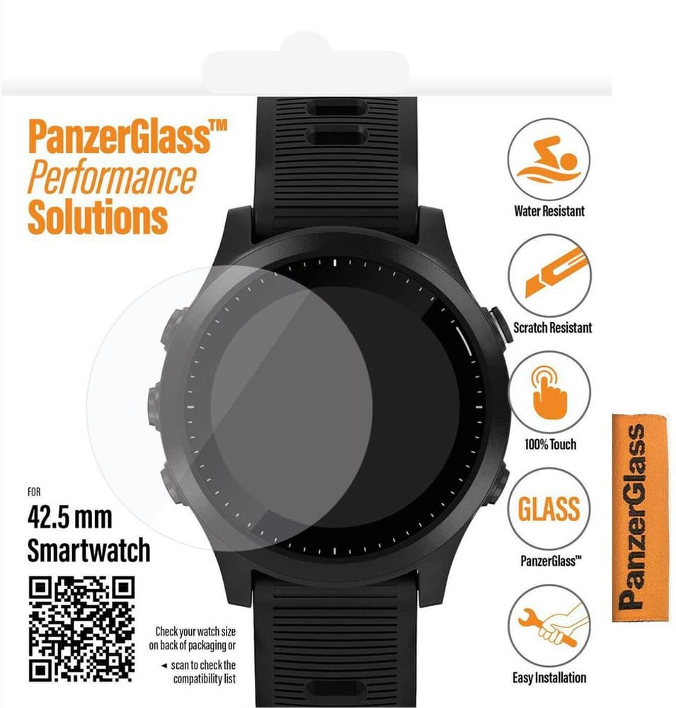 Universal 42.5 mm Smartwatch Schutzfolie Panzerglass 785300196551 Bild Nr. 1