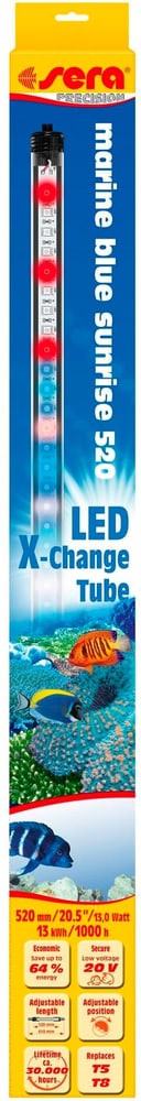 Ampoule LED X-Change Tube MBS, 520 mm Technique d'aquariophilie sera 785302400650 Photo no. 1