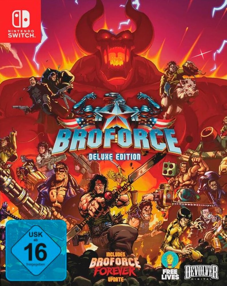 NSW - Broforce Deluxe Edition Game (Box) 785302409030 N. figura 1