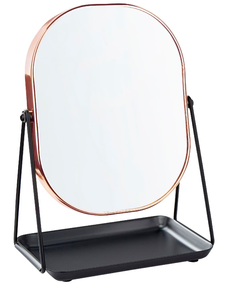 Miroir de maquillage 20 x 22 cm rose doré CORREZE Miroir de table Beliani 669700118941 Photo no. 1