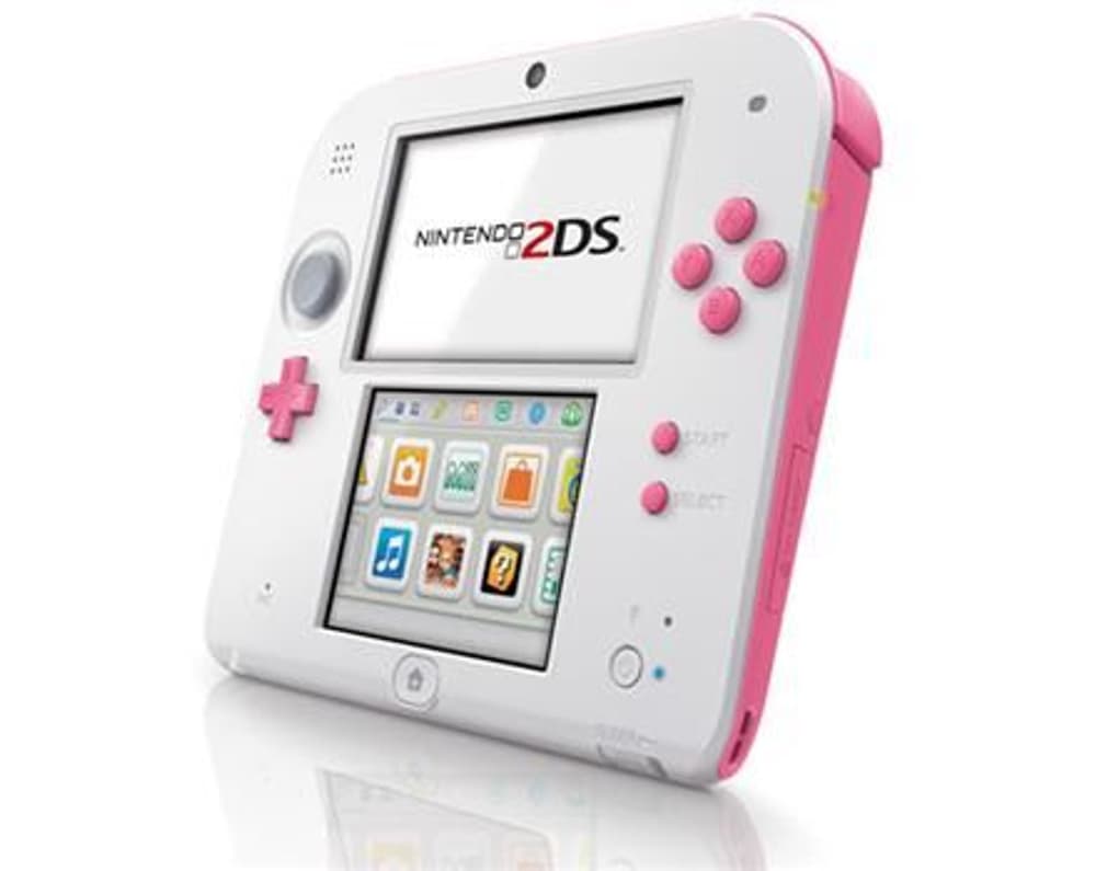 2DS Pink-White Nintendo 78542180000014 Bild Nr. 1