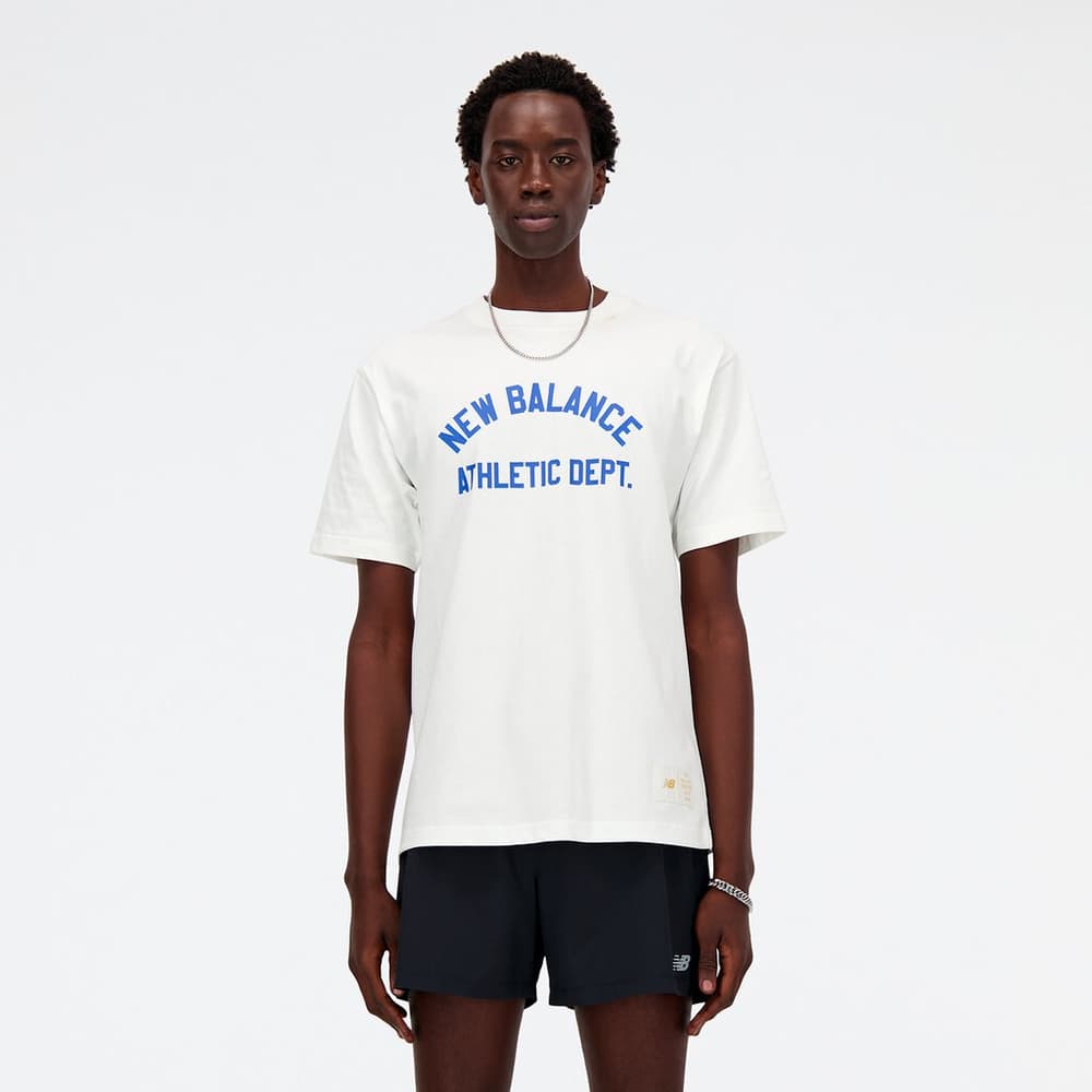 Sportswear Greatest Hits Ringer T-Shirt T-shirt New Balance 474129200510 Taglie L Colore bianco N. figura 1