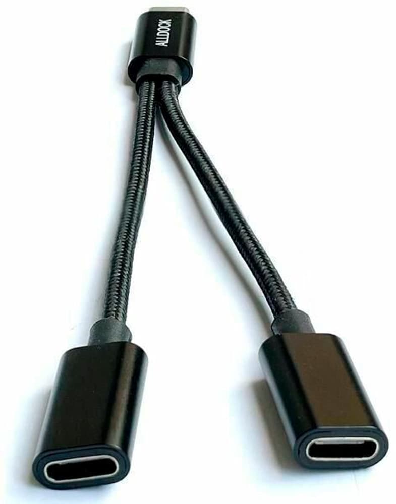 Spliter USB C - USB C 0.12 m USB Kabel Alldock 785302405127 Bild Nr. 1