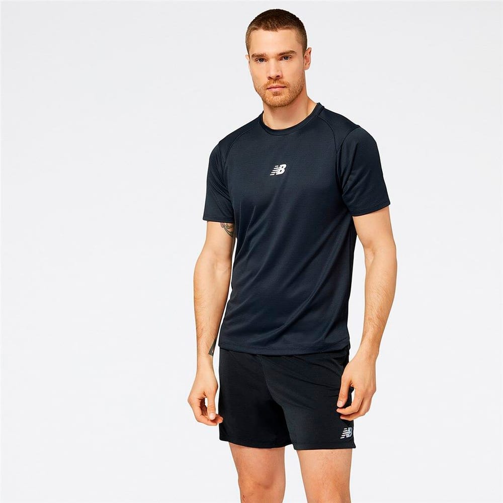 NB AT Nvent Short Sleeve T-shirt New Balance 469782700420 Taille M Couleur noir Photo no. 1