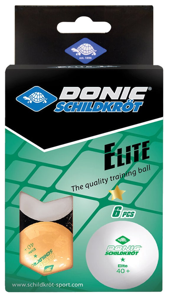 1+ Elite Poly 40+ Tischtennisball Schildkröt 491643200000 Bild Nr. 1
