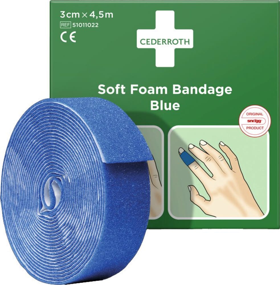 Bandage Soft Foam Pharmacie Cederroth 617182700000 Photo no. 1