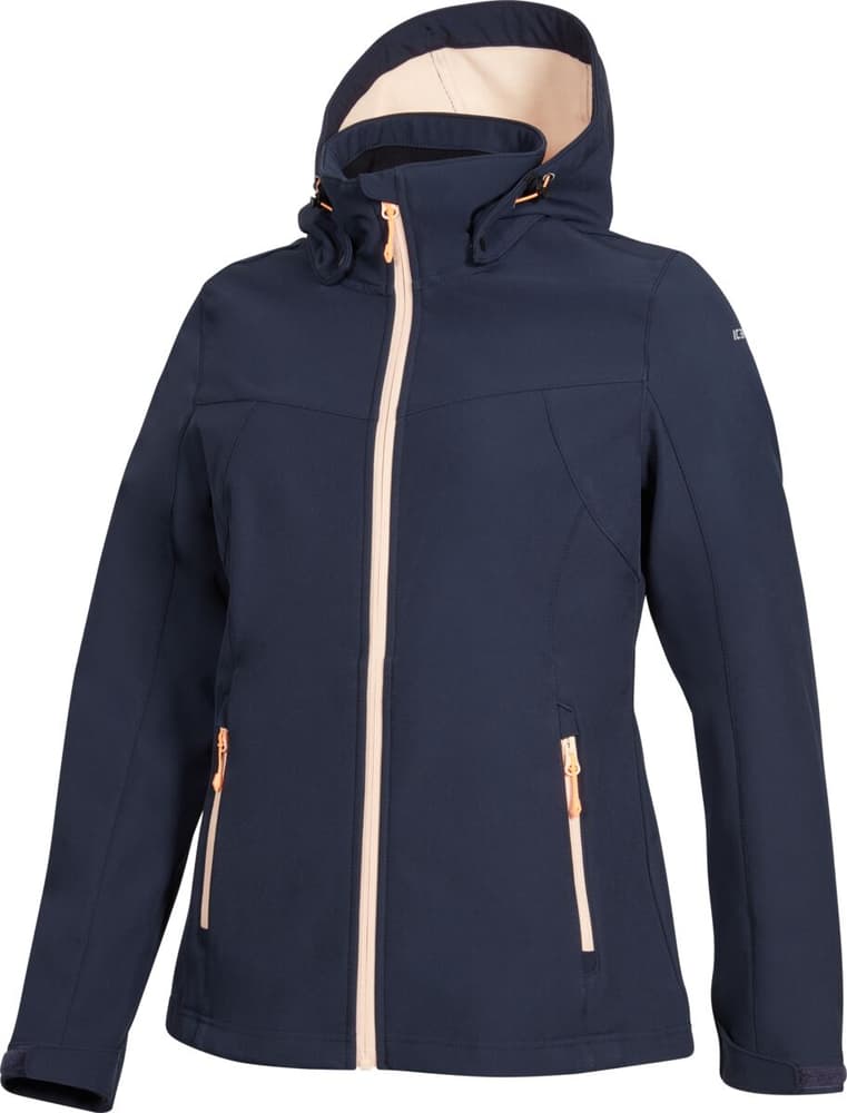 Brenham Veste softshell Icepeak 468450503643 Taille 36 Couleur bleu marine Photo no. 1