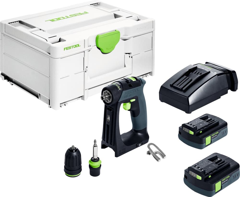 Perceuse-visseuse à accu FESTOOL CXS 18 C 3,0-Plus Visseuse sans fil Festool 617007900000 Photo no. 1