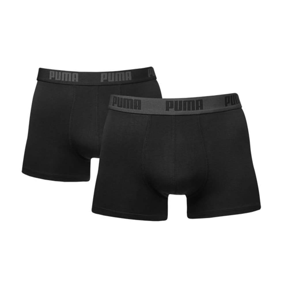 Boxer-shorts en lot de 2 Sous-vêtement Puma 497136400486 Taille M Couleur antracite Photo no. 1
