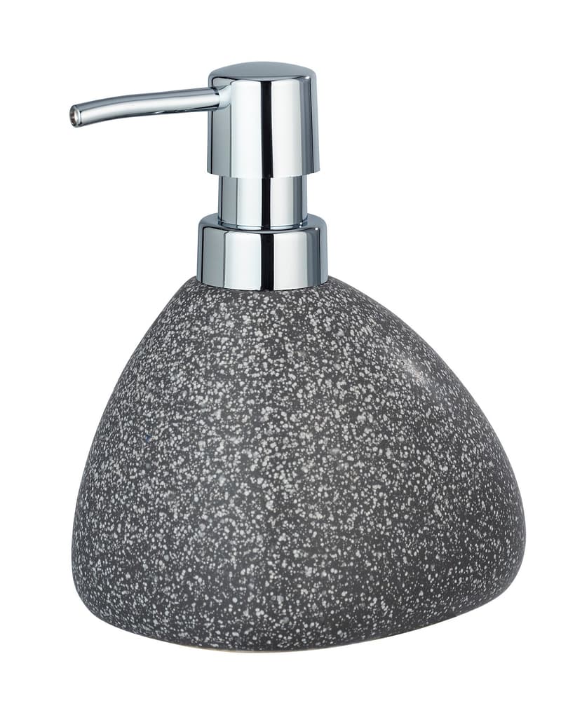 Dispenser sapone Pion in ceramica grigio Dispenser per sapone WENKO 674073400000 N. figura 1