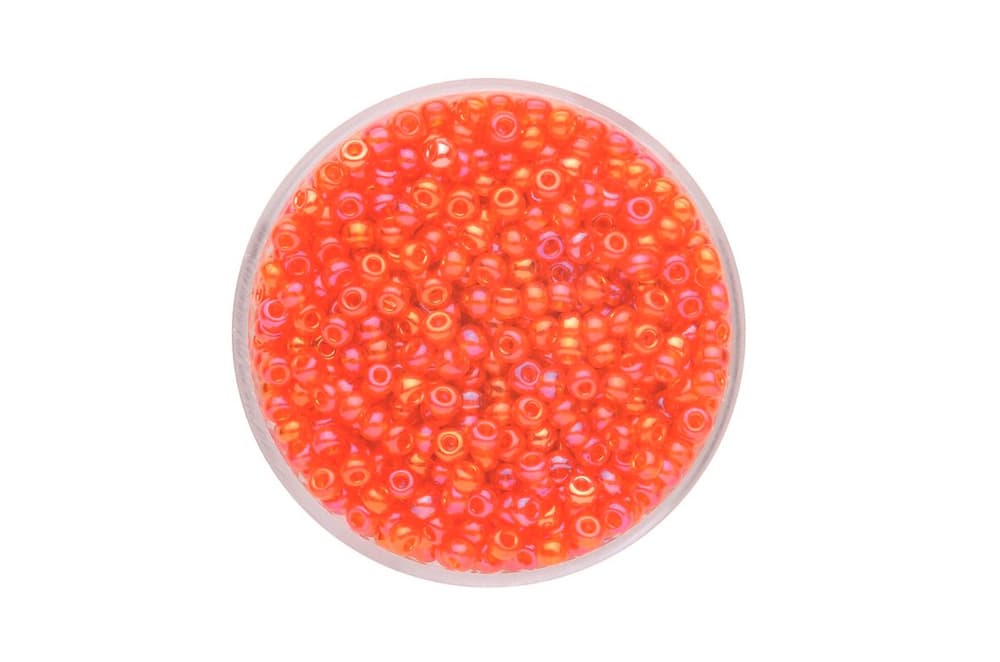 Rocailles 2.6mm Rainbow 17g arancione Perline artigianali 608137300000 N. figura 1