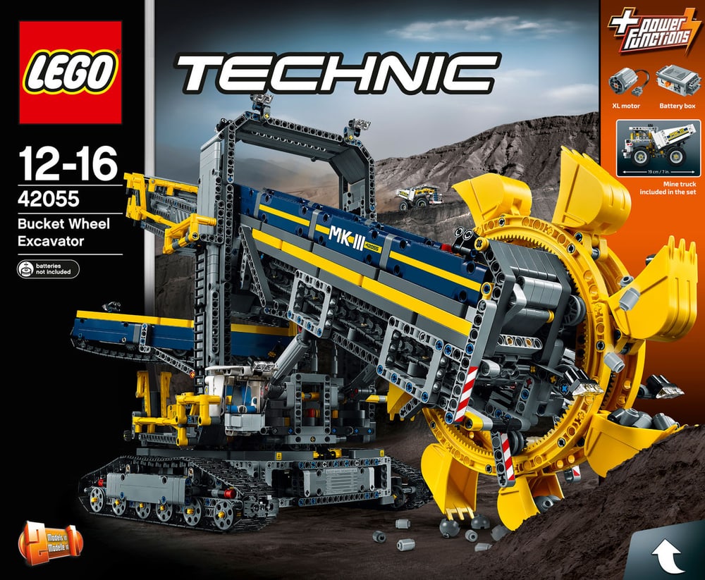 Technic La pelleteuse à godets 42055 LEGO® 74882190000016 Photo n°. 1