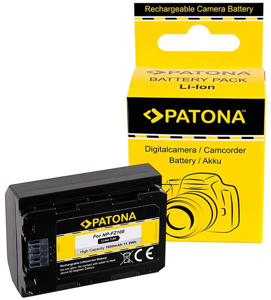 Sony NP-FZ100 Batterie pour appareil photo Patona 785300181684 Photo no. 1