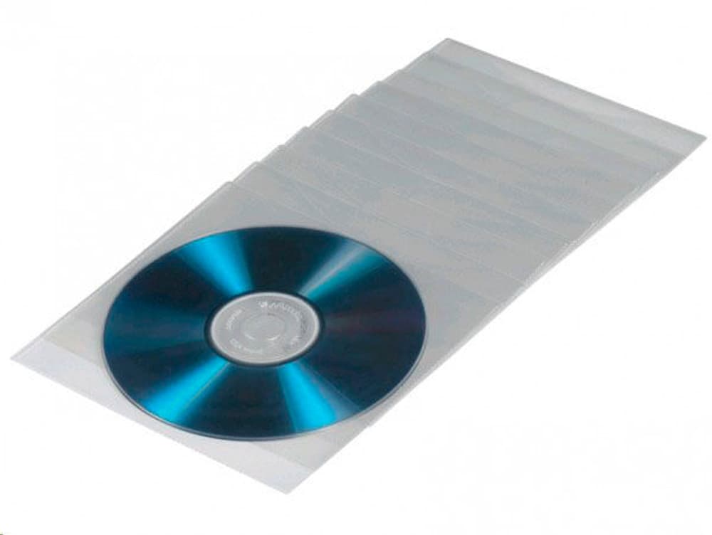 Pochettes de protection pour CD/DVD, paquet de 50 Boîtier vide pour médias optiques Hama 785300172337 Photo no. 1