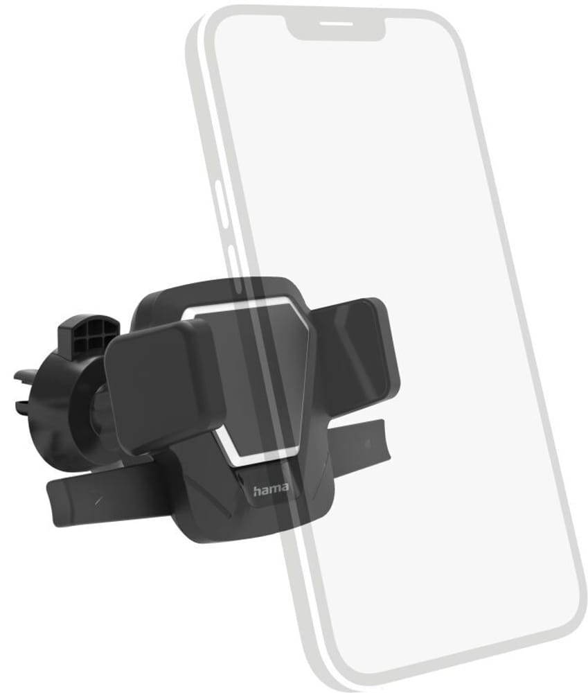 "Easy Snap" per la ventilazione, ruotabile a 360 gradi, universale Supporto per smartphone Hama 785300175590 N. figura 1
