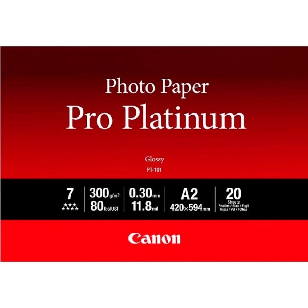 Pro Platinum Photo Paper A2 PT-101 Carta per foto Canon 798533100000 N. figura 1