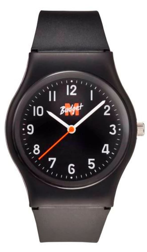 schwarz Armbanduhr M-Budget 760525600022 Farbe schwarz / schwarzes ZB Bild Nr. 1