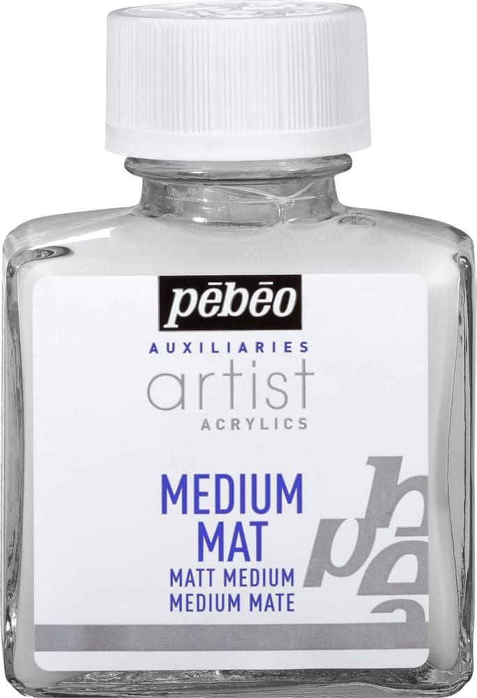 PÉBÉO Auxiliaries Artist Acrylics Matt Medium 75ml Acrylfarbe Pebeo 663509940000 Sujet Acrylic mattes Malmediun Bild Nr. 1